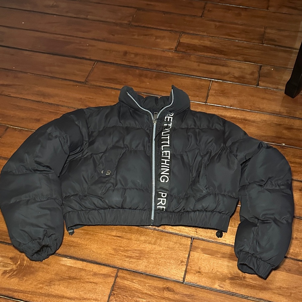 PrettyLittleThing Black Puffer Jacket